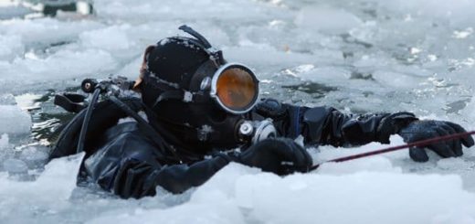 Eistauchen nicht für unerfahrene Taucher geeignet