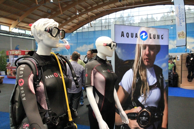 Aqualung auf der InterDive