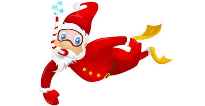 Weihnachtsmann 2014 - Taucher.de