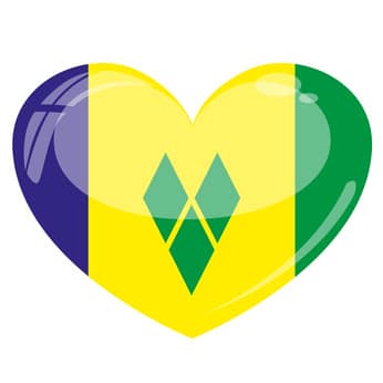 ST.Vincent und die Grenadinen als Flagge ST.Vincent und die Grenadinen als Flagge