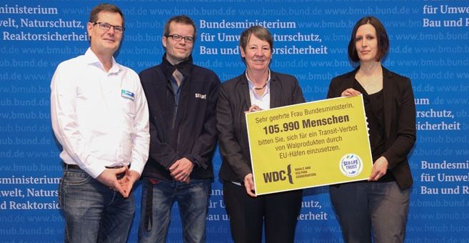 Bundesministerin Hendricks empfängt Walschützer