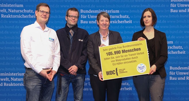Bundesministerin Hendricks empfängt Walschützer