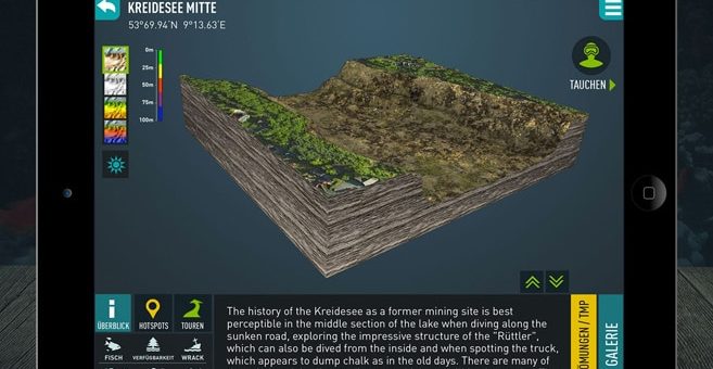 Ocean Maps 3-D-Tauchkarte