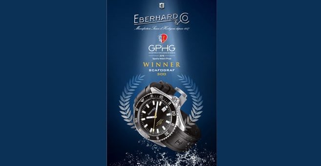 Eberhard Scafograf300 Sportswatchprize 2016