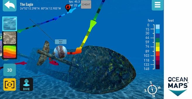 Florida App The Eagle von Ocean Maps