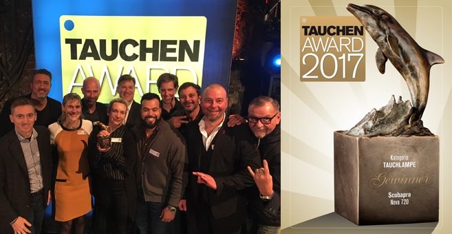 TAUCHEN AWARD Gewinner Subapro Tauchlampe 720