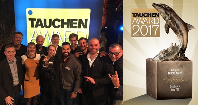 TAUCHEN AWARD Gewinner Subapro Tauchlampe 720