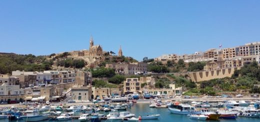 Fährenhafen in Gozo