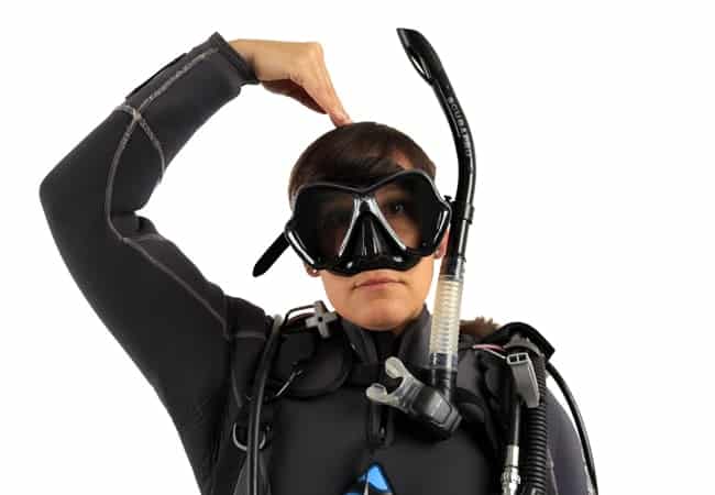 Tauchzeichen - Handzeichen Tauchen - als Tablelle, PDF oder APP